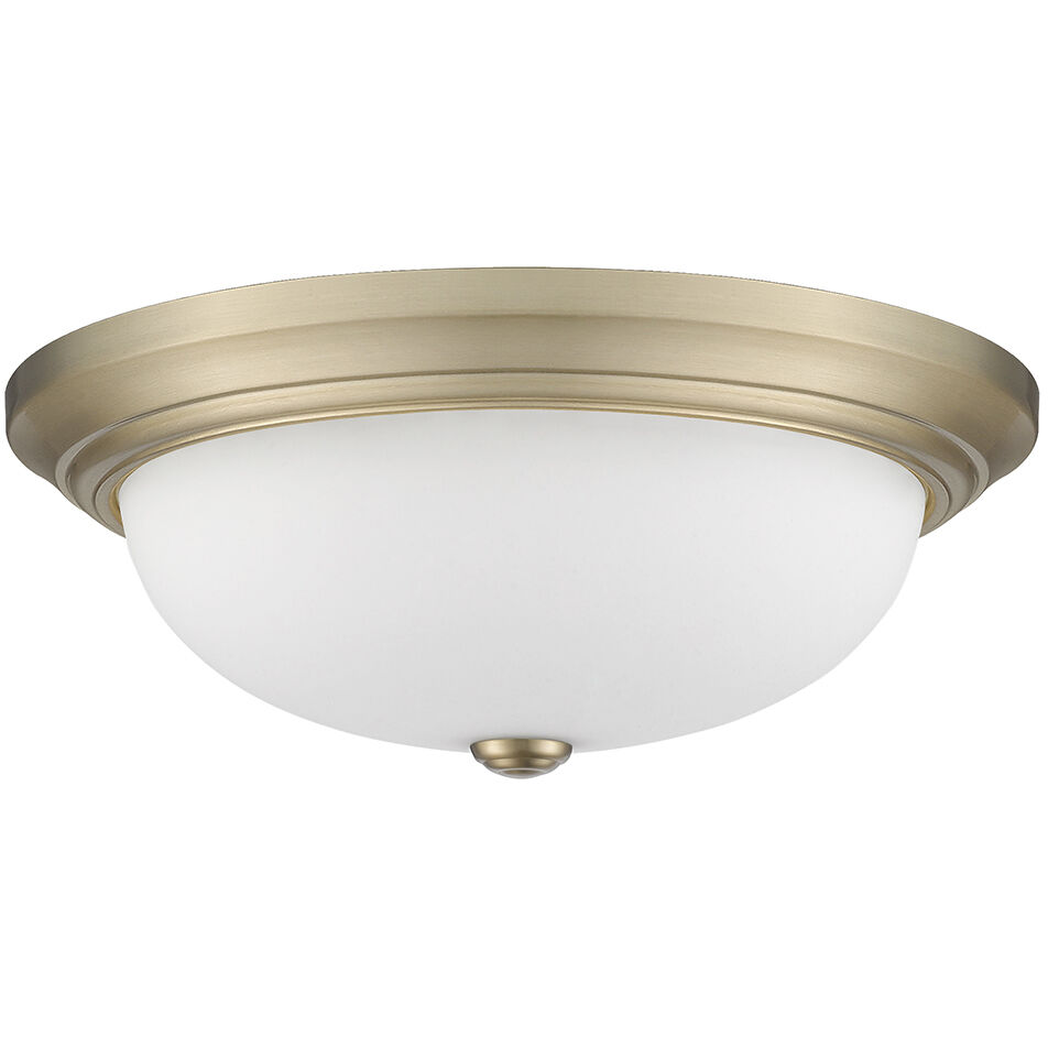 Kipson 3 Light 15 inch Modern Gold Flush Mount Ceiling Light